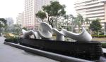 Color Painted Outdoor Metal Statues Stainless Steel Baking Varnish Finishing