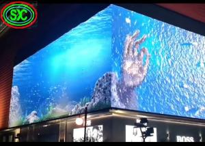 Quality Outdoor RGB P10 Waterproof 90 Degree Corner Digital LED Display Wall wholesale