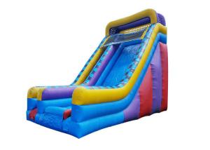 Quality Kids Funny Giant Inflatable Dry Slide , Customized Outdoor Games Blow Up Slide wholesale