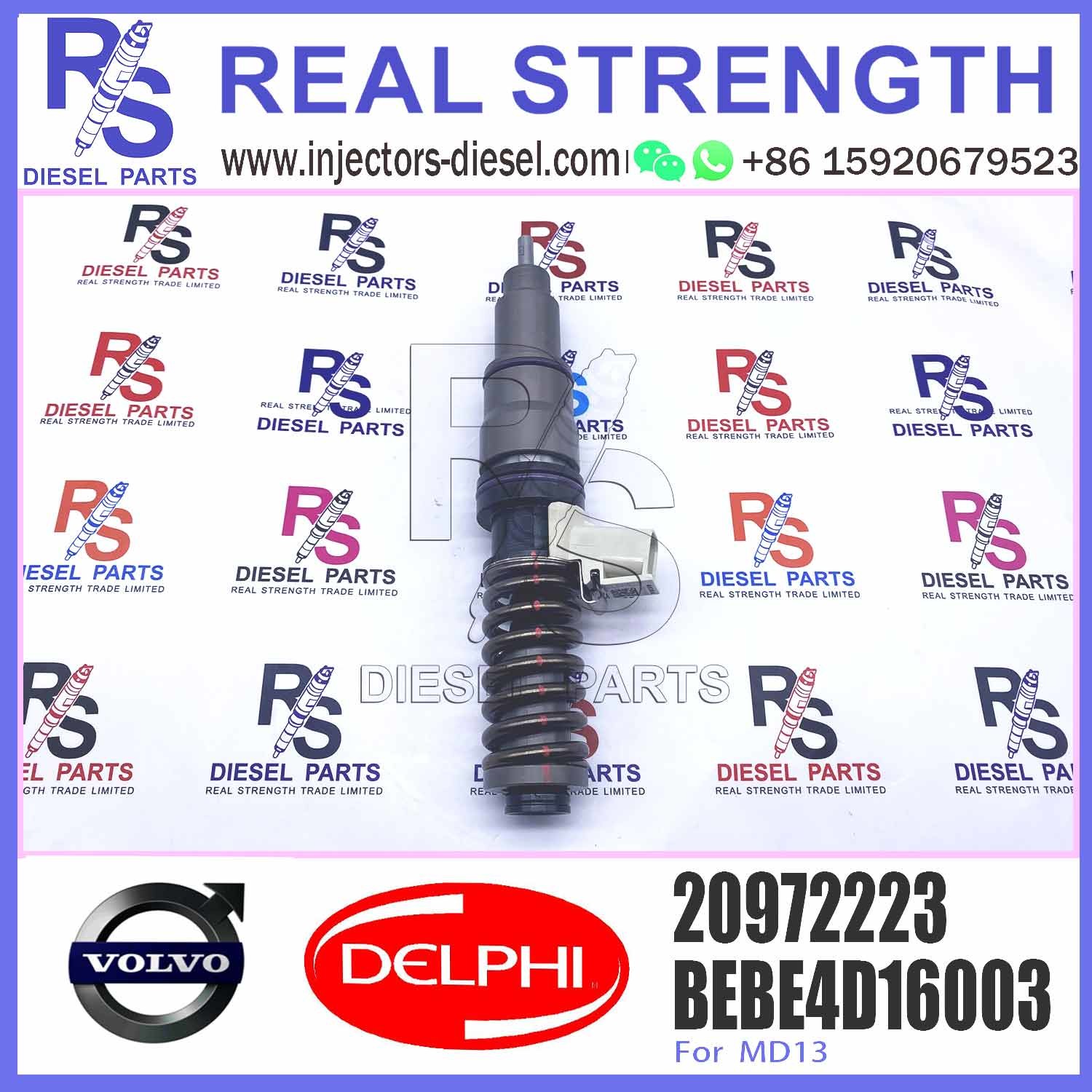 Diesel Fuel Injector 20972223 21644598 BEBE4D35002 BEBE4D16003 20972223 21644598 For FH13 EURO5 2108884 21644596