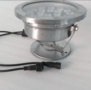 Quality 18x8W 24V Tempered Glass Rgbw Underwater Pool Lights Stainless Steel wholesale