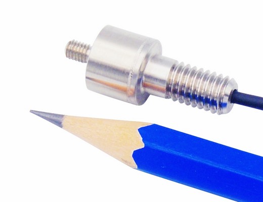 Miniature inline load cell with 10mm diameter