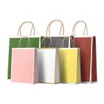 Recycled Paper Bags For Clothes Custom Logo Clothing Shopping Gift Jewelry