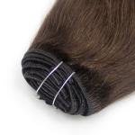 Dark Brown Color #2 Brazilian Human Hair Clip In Hair Extensions Cuticle Aligned