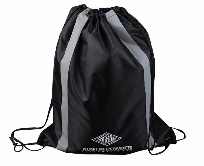 Recycled Foldable Nylon Polyester Tote Bag with logos polyester shopping bag Custom advertising handle non woven bag PAC