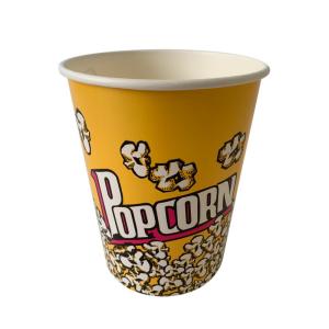 Quality 85 Oz Cinema Paper Popcorn Buckets Customizable Portable And Lightweight wholesale