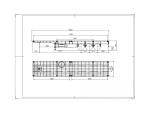 Flat Bed Semi Trailer Fuwa Axle Standard Shipping Container Flat Bed Semi