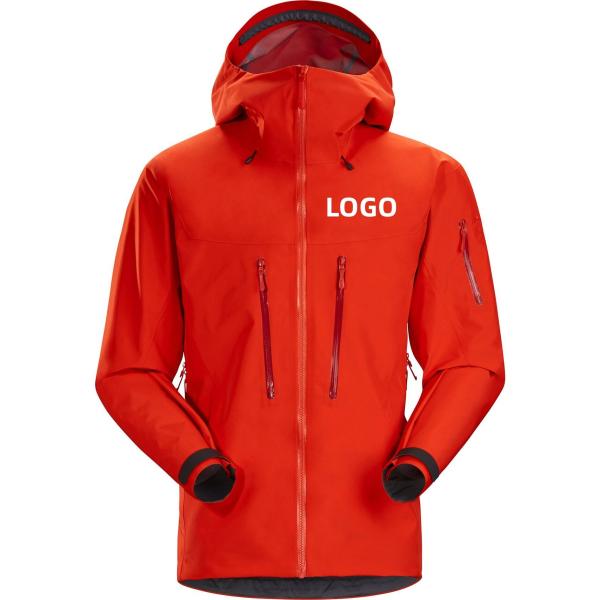 Men's Waterproof Jacket Outdoor Sport Soft Shell With Hood Jacket Running Hiking