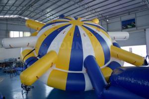 Quality Customized Logo Printing UFO Inflatable Water Spinner / Inflatable Water Saturns wholesale