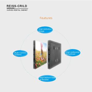 Quality Indoor P3 Led Wall Display Screen , Led Advertising Panel 3 - 30m Best Viewing Distance wholesale
