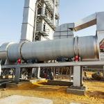 asphalt Aggregate Dehydration 80t/H Drum Drying System