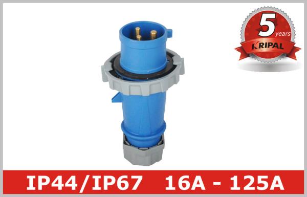 European Standard IEC 16A Industrial Plugs , Pin And Sleeve Electrical