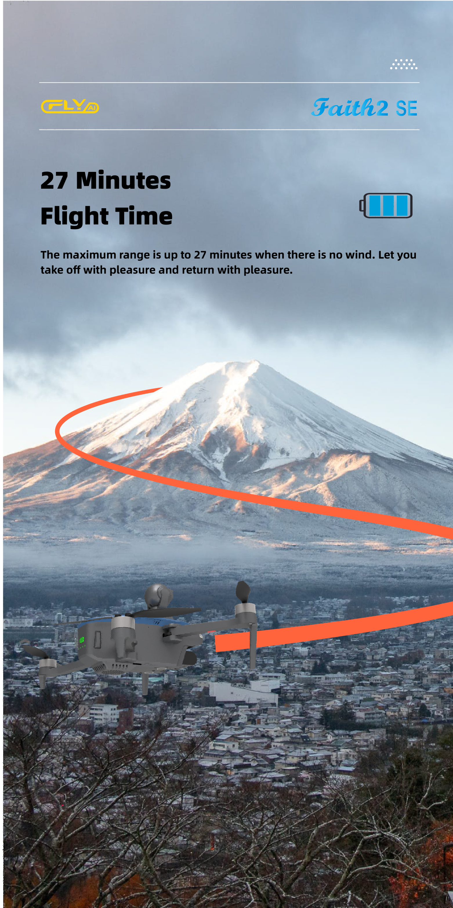 186*58*112 mm C-fly Faith 2 Se 3km Dual 4k Camera Hd Drones Brushless Radio Control Gps Obstacle Avoidance Professional Drone