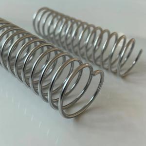 Quality 4:1 Pitch 2.0mm Wire Diameter Nylon Coated Spiral Binding Coils wholesale