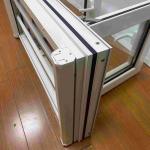 EPDM Rubber Aluminum Casement Windows With Protector Anti Theft Flush Aluminium