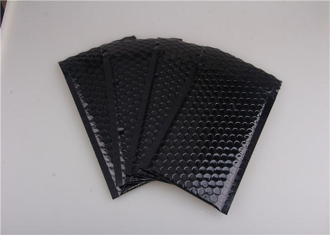 Quad Seal Light Green Metallic Bubble Mailers 265x360mm #I Plastic Shock Resistance for Promotion