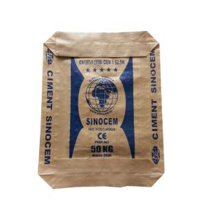 Quality Hot Sale 25KG 40KG 50KG Ad Star Bags PP Block Bottom Bag Cement Valve Bags Cement Sack wholesale