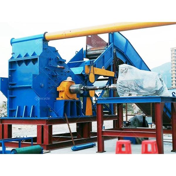 9000 kg High Capacity Automatic Metal Crushing Machine for Scrap Aluminum