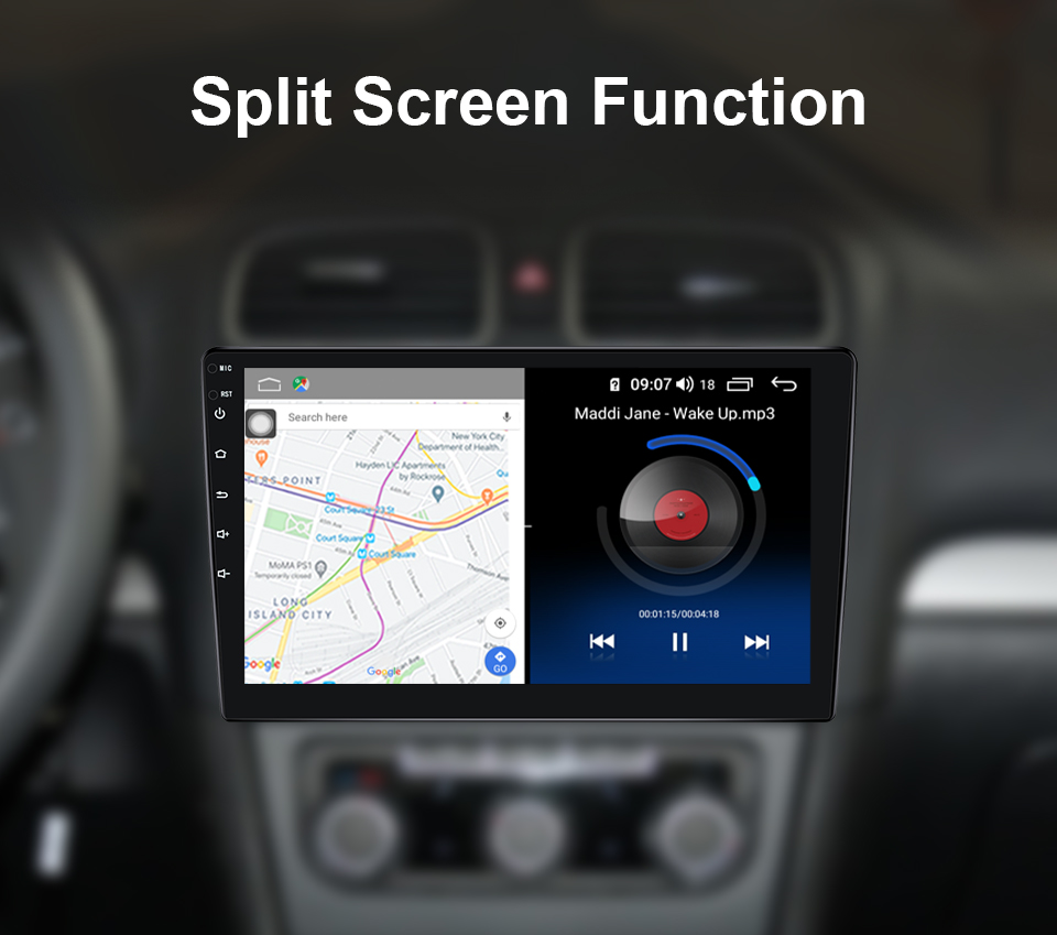 1280*720 Resolution Chip solution Android 10 Universal Touch Screen Car Radio 7862 Player
