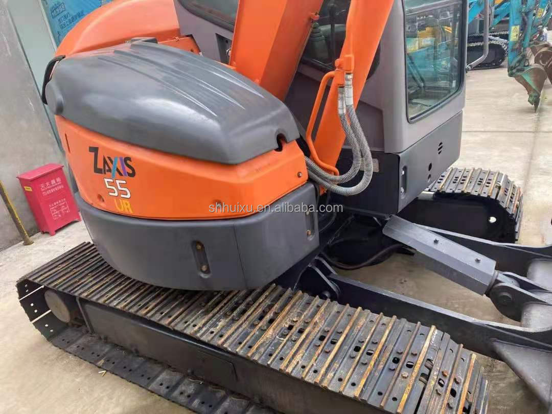 Hitachi hot sale Second hand hydraulic crawler excavator good condition HITACHI 55 Cheap price used mini diggerJapanese