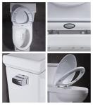 Lavatory Bathroom Siphonic One Piece Toilet Modern Asme A112.19.2 Toilet Seat