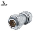 Reliable and flexiable 9 pin waterproof sealed bulkhead electrical bayonet power