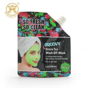 Quality 150ml Skincare Mask Cosmetic Packaging Bag Metallic Laminated Stand Up Barrier Pouches wholesale