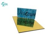 Strong Impact Resistance Mirror ACP 3/4/5/6mm Panel Thickness In 1220*2440mm