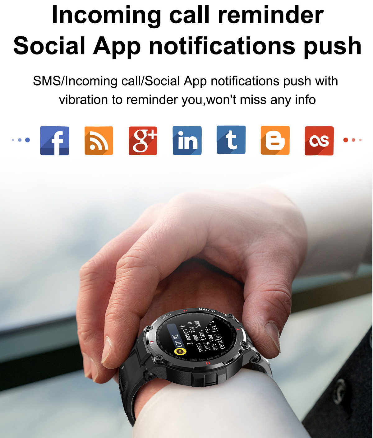 K32 Smartwatch 400mAh Blood PressureSuper Long Standby Time