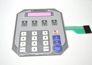 Quality Tactile Flat Metal Dome Membrane Switch , Membrane Type Keyboard ROHS ISO wholesale