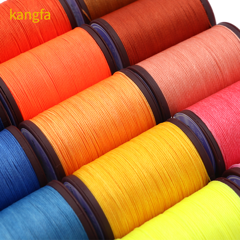 36g 0.55mm High Strength Cored Sewing Thread for Leather Sewing 80m Polyester Round Waxed Thread