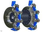 Oil Gas Drilling Rig 77kN.m 80kN.m Hydraulic Disc Brake