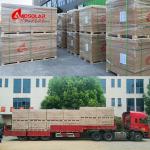 28.6kg TOPCON Amosolar 144 Cells 565w 580w 585w 590w Mono Solar Panel Short Lead