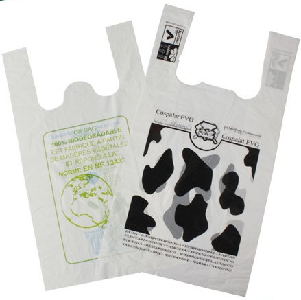 Hot Sale custom Printing 100% biodegradable plastic Shopping Bags