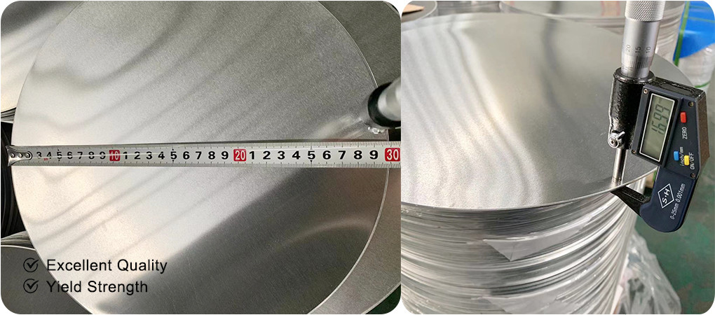 1060 3003 3005 3105 Polish Round Disc Aluminium Circle Aluminum Disc For Cookwares