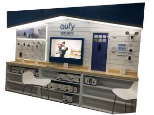 Quality Detachable Electronic Product Display Stands 3mx2.2mx50cm Multiple Materials wholesale