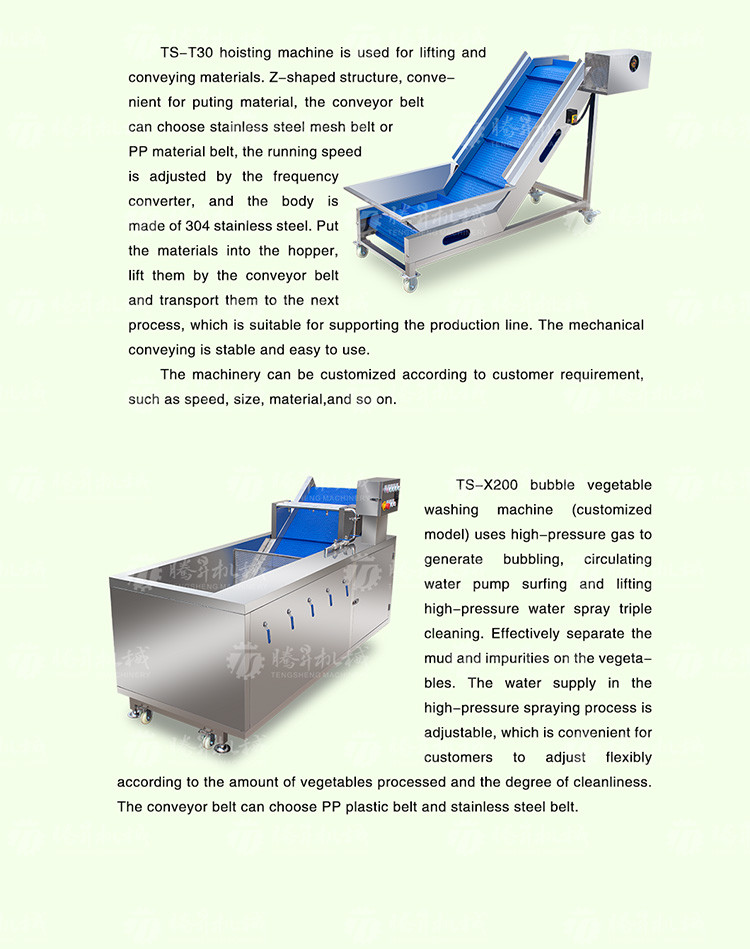 Customized Potato Fruit And Vegetable Processing Line