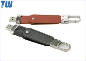 Quality Bulk Custom Cool Buckle 32GB Pendrives Flash Device PU Leather wholesale