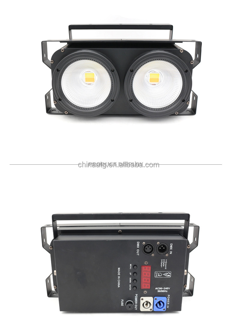 COB400W 4 Eyes Vegetable Par Light Bar Flash lights For Stage And Dance Floor