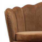 SGS Defaico Furniture Wood Frame Velvet Living Room barrel Chairs