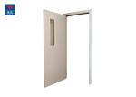 Philippine MDF Perlite Fire Rated Wood Doors With Glass