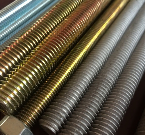 304 Stainless Steel Full Threaded Screw Rod DIN975 Hot Dip Galvanized Trapezoidal Rod