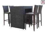 Counter Height Patio Set Outdoor Restaurant Tables With Waterproof Patio Bar