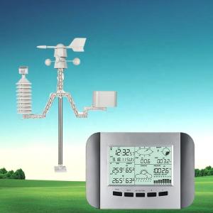 Quality Large Screen Digital Weather Station With Outdoor Rain Sensor wholesale