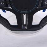 100% Real Black Perforated Leather BMW G20 G28 G30 Carbon Fiber Steering Wheel