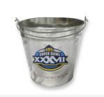 Gift / Food Packaging Small Galvenized Metal Tin Bucket With Handle
