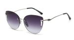 Frameless Trim Hollow Womens Driving Sunglasses Metal Frame Polarized