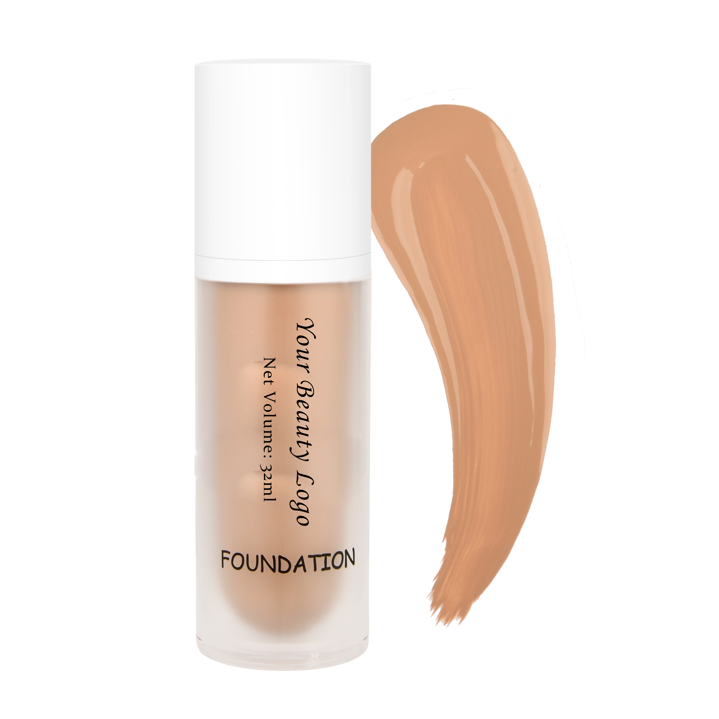 LOW MOQ High Quality Sample 40 Colors No logo Natural Skin Flawless Liquid Foundation Full Coverage Waterproof Makeup