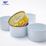 Two Piece Empty Tuna Can Packed 180ml Tuna Fish Can D73*44mm