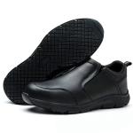 Durable Comfortable Safety Footwear Black Slip Resistant Chef Shoes Anti